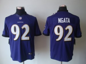 Nike NFL Baltimore Ravens #92 Haloti Ngata Purple Jerseys(Limited)