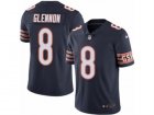 Mens Nike Chicago Bears #8 Mike Glennon Elite Navy Blue Rush NFL Jersey