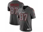 Nike New England Patriots #87 Rob Gronkowski Gray Static Men NFL Vapor Untouchable Limited Jersey