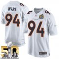 Nike Denver Broncos #94 DeMarcus Ware White Super Bowl 50 Men Stitched NFL Game Event Jersey