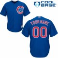 Womens Majestic Chicago Cubs Customized Authentic Royal Blue Alternate Cool Base MLB Jersey