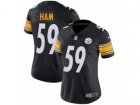 Women Nike Pittsburgh Steelers #59 Jack Ham Vapor Untouchable Limited Black Team Color NFL Jersey