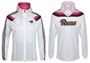 NFL St. Louis Rams dust coat trench coat windbreaker 20