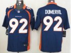 Nike NFL Denver Broncos #92 Elvis Dumervil Blue Jerseys(Limited)