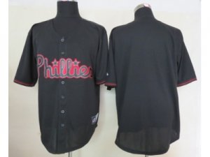 mlb jerseys philadelphia phillies blank black[fashion]