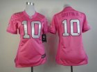 Nike Women Washington Redskins #10 Robert griffin iii Pink Jerseys[love s]