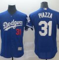 Dodgers #31 Mike Piazza Blue Flexbase Jersey