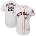 Mens Houston Astros #22 Josh Reddick White 2017 World Series Bound Flexbase Player Jersey