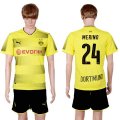 2017-18 Dortmund 24 MERINO Home Soccer Jersey