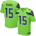 Nike Seattle Seahawks #15 Jermaine Kearse Green Mens Stitched NFL Elite Rush Jersey