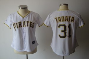 MLB Women Jerseys Pittsurgh Pirates #31 tabata White