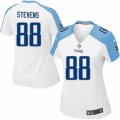 Women Nike Tennessee Titans #88 Craig Stevens Limited White NFL Jersey