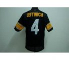nfl pittsburgh steelers #4 leftwich black(white number)