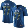 Mens Nike Dallas Cowboys #77 Tyron Smith Limited Blue 2017 Pro Bowl NFL Jersey
