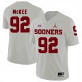 Oklahoma Sooners #92 Stacy McGee White College Football Jersey