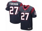 Mens Nike Houston Texans #27 DOnta Foreman Elite Navy Blue Team Color NFL Jerse