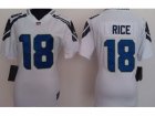 Nike Women nfl Seattle Seahawks #18 Sidney Rice white jerseys