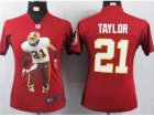 Nike Women NFL washington redskins #21 taylor red[portrait fashion]jerseys