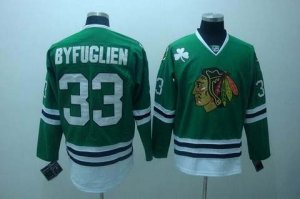 nhl chicago blackhawks #33 byfuglien green