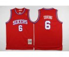 nba philadelphia 76ers #6 erving red[2016 new]