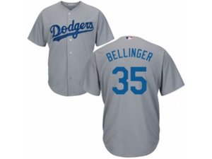 Youth Los Angeles Dodgers #35 Cody Bellinger Gray Cool Base Jersey