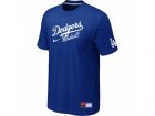 Los Angeles Dodgers Nike Short Sleeve Practice T-Shirt Blue