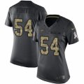 Women's Nike New Orleans Saints #54 Khairi Fortt Limited Black 2016 Salute to Service NFL Jersey