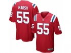 Men Nike New England Patriots #55 Cassius Marsh Game Red Alternate NFL Jersey