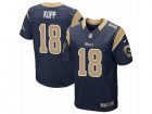 Mens Nike Los Angeles Rams #18 Cooper Kupp Elite Navy Blue Team Color NFL Jersey