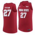 Ohio State Buckeyes 27 Fred Taylor Red College Basketball Jersey