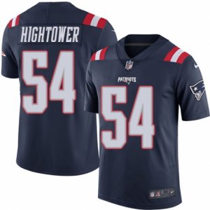 Mens Nike New England Patriots #54 Dont\'a Hightower Limited Navy Blue Rush NFL Jersey