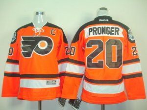 youth nhl jerseys philadelphia flyers #20 pronger orange[black number]