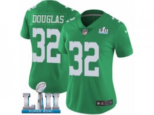 Women Nike Philadelphia Eagles #32 Rasul Douglas Limited Green Rush Vapor Untouchable Super Bowl LII NFL Jersey