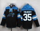 Nike Carolina Panthers #35 Mike Tolbert Black Player Pullover NFL Hoodie