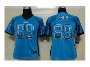 Nike women carolina panthers #89 steve smith blue jerseys[Elite drift fashion]