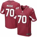 Mens Nike Arizona Cardinals #70 Bobby Massie Elite Red Team Color NFL Jersey