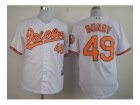 mlb jerseys baltimore orioles #49 bundy white