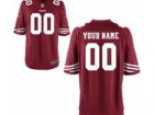 Men's Nike San Francisco 49ers Customized Game Team Color Jerseys (S-4XL)