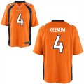 Nike Broncos #4 Case Keenum Orange Elite Jersey