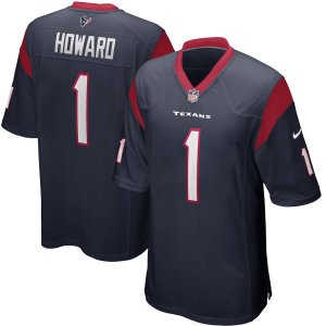 Nike Texans #1 Tytus Howard Navy 2019 NFL Draft First Round Pick Vapor Untouchable