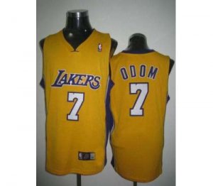 nba los angeles lakers #7 odom regular yellow