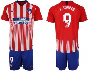 2018-19 Atletico Madrid 9 F.TORRES Home Soccer Jersey