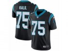 Mens Nike Carolina Panthers #75 Matt Kalil Vapor Untouchable Limited Black Team Color NFL Jersey