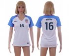 Womens USA #16 Nguyen Home Soccer Country Jersey