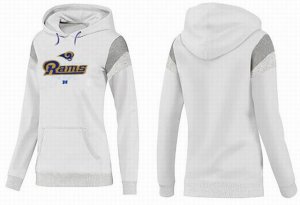 Women St. Louis Rams Logo Pullover Hoodie-052