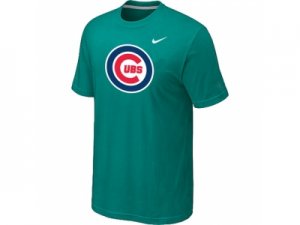 Chicago Cubs Nike Heathered Green Club Logo T-Shirt