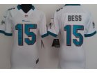 Nike Women nfl Miami Dolphins #15 Davone Bess whitw jerseys