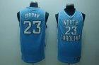 nba fans north carolina #23 jordan swingman lt,blue