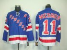 NHL Jerseys New York Rangers #11 Messier blue