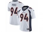 Mens Nike Denver Broncos #94 Domata Peko Vapor Untouchable Limited White NFL Jersey